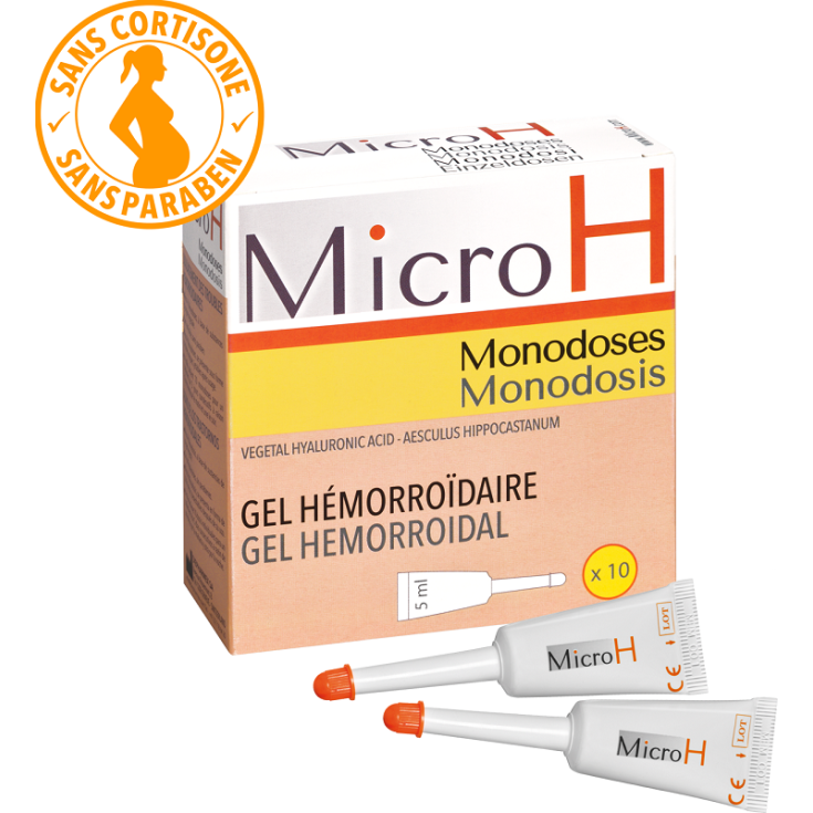 Micro H Gel Monodose Hémorroïdes 10 Sachets Unidoses