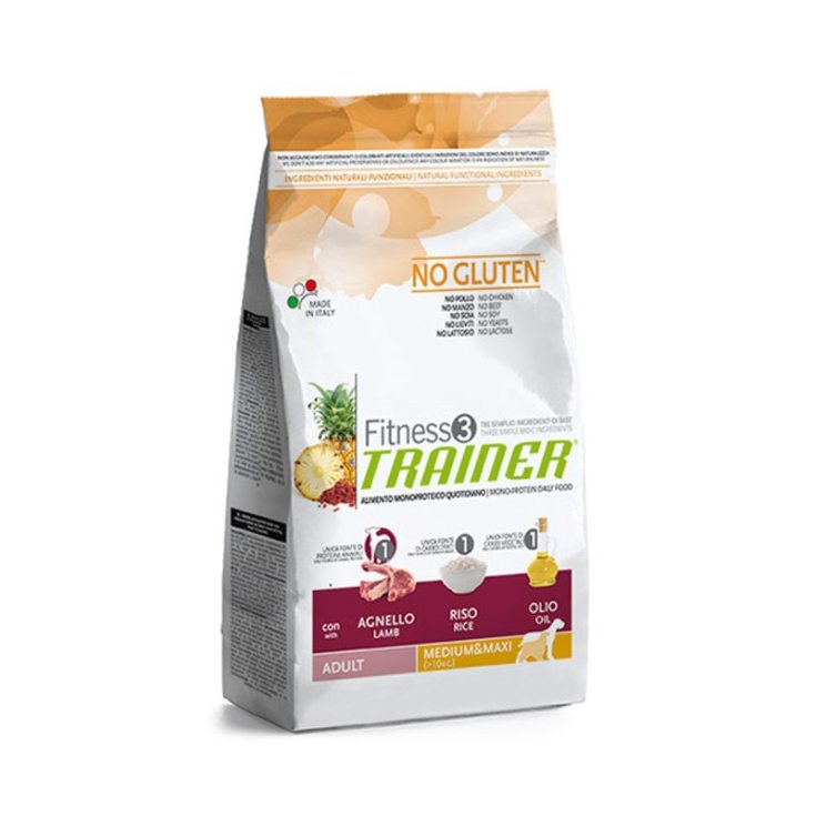 Trainer Fitness 3 Adulte Agneau Riz Et Huile Croquettes Pour Chiens 3kg