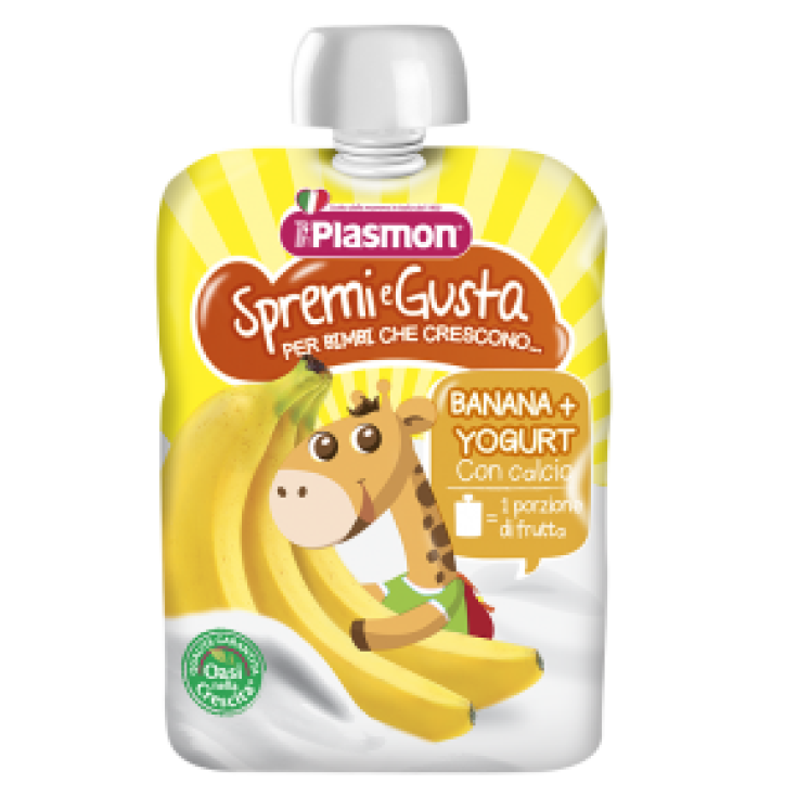 Plasmon Squeezer And Enjoy Banane Et Yaourt 85g