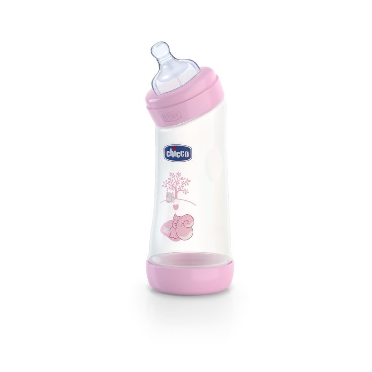 Chicco Biberon Benessere Angolat Polypropylène Et Silicone Grl 250ml + 0Mesi