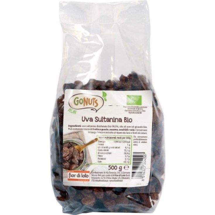 Go Nuts Raisins Sultana Bio 200gr