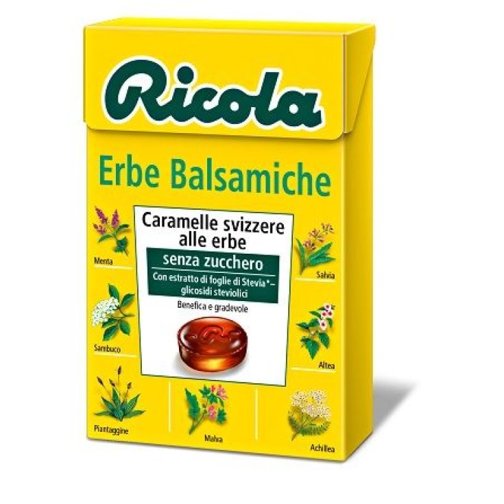 Ricola Herbes Balsamiques Bonbons Sans Sucre 50g
