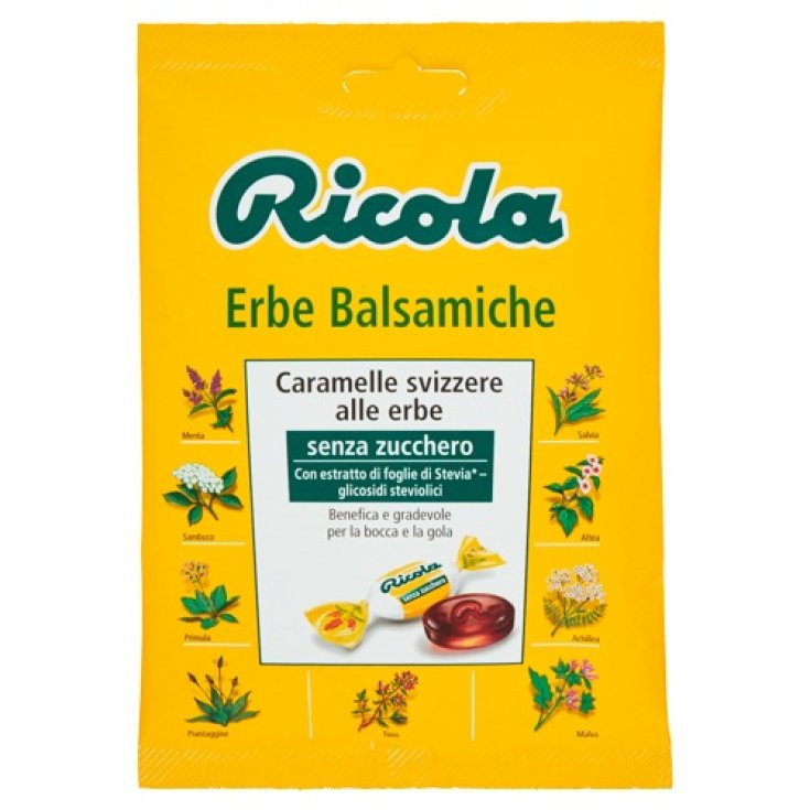 Ricola Herbes Balsamiques Bonbons Sans Sucre 70g