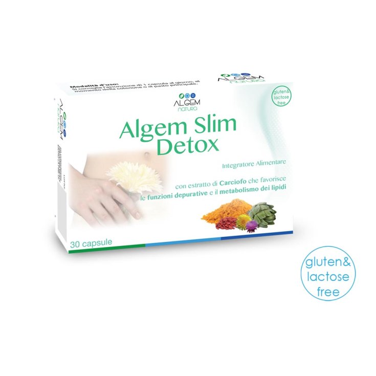 Algem Natura Algem Slim Complément Alimentaire Détox 30 Gélules