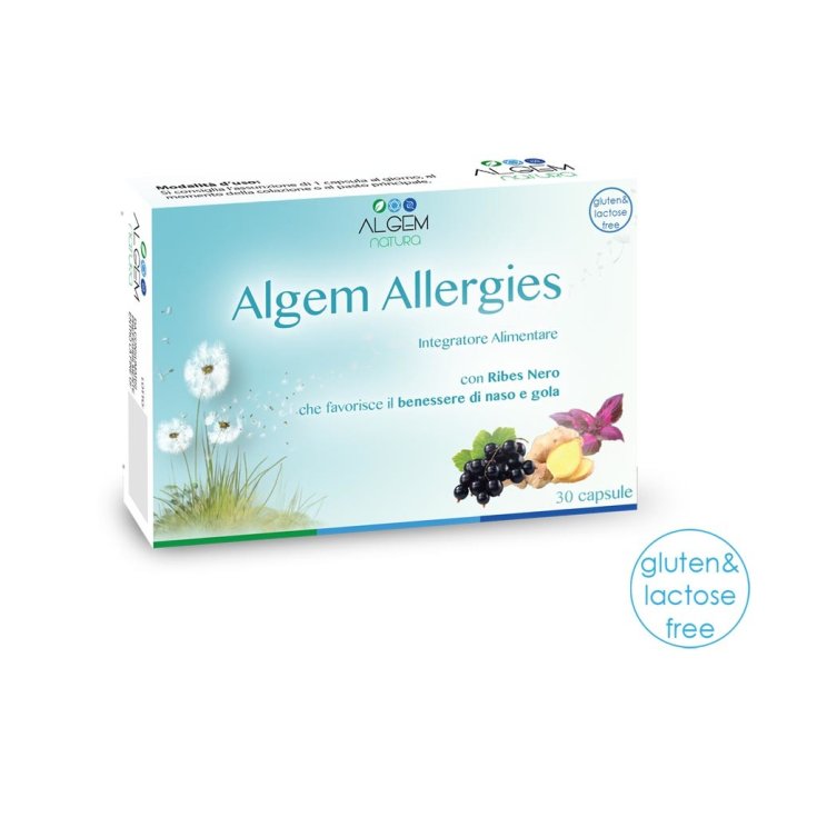 Algem Natura Algem Allergies Complément Alimentaire 30 Gélules