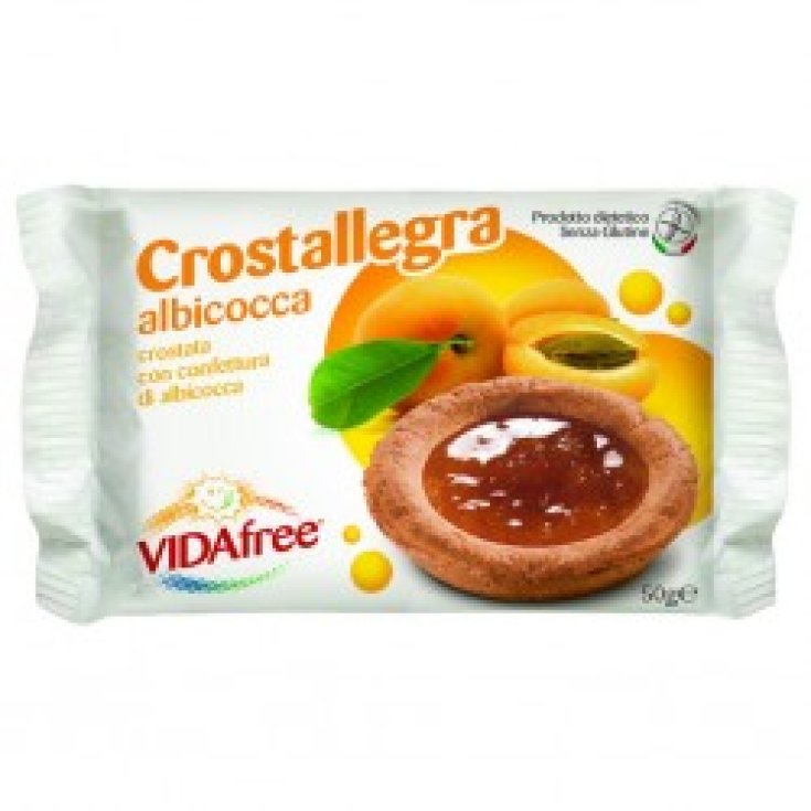 Vidafree Crostallegra Abricot Sans Gluten 180g