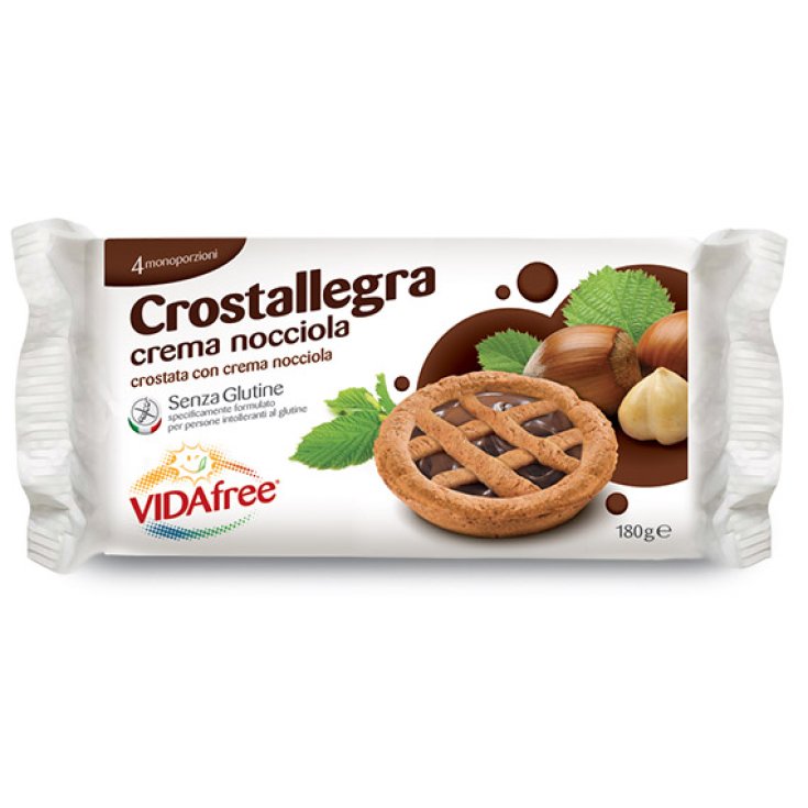 Vidafree Crostallegra Crème de Noisette Sans Gluten 180g