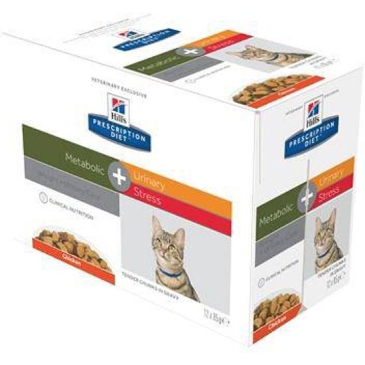 Hill's Prescription Diet Feline Metabolic + Urinary Stress 12x85g