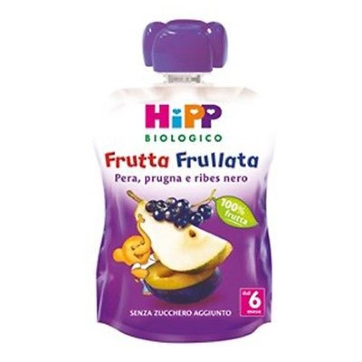 HiPP Purée de Fruits Bio Poire Prune Cassis 90g