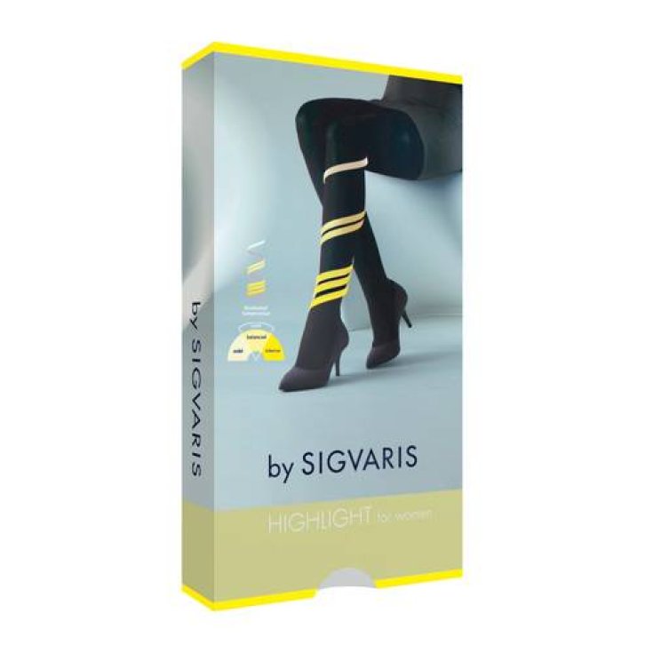 Sigvaris High Light pour Femme Bout Fermé Couleur Noir Taille L Normal