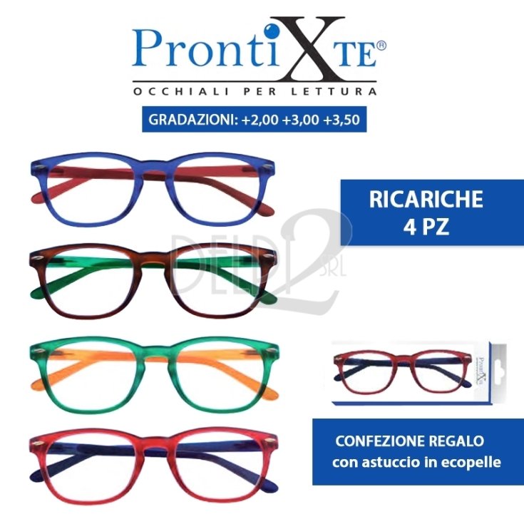 Prontixte Recharges Lunettes Twins +1 4 Pièces