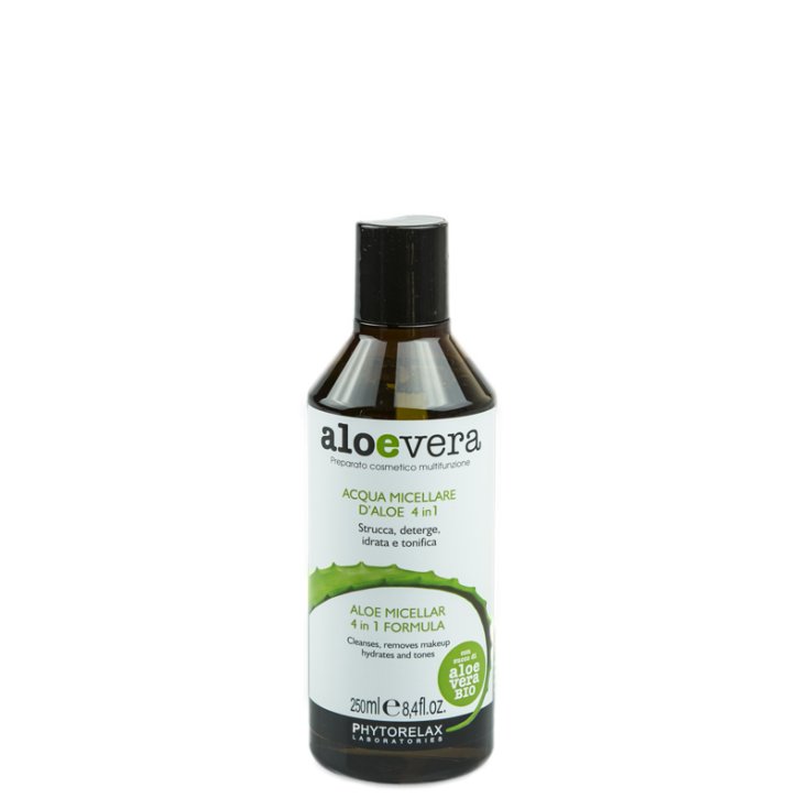 Phytorelax Aloevera Eau Micellaire Aloe Vera 4En1 Démaquille Nettoie Hydrate Tonifie 250 ml