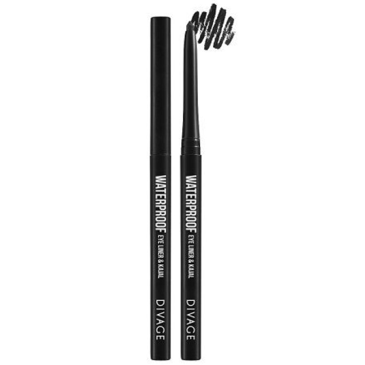 Divage Eyeliner Waterproof & Kajal 1 Noir Intense