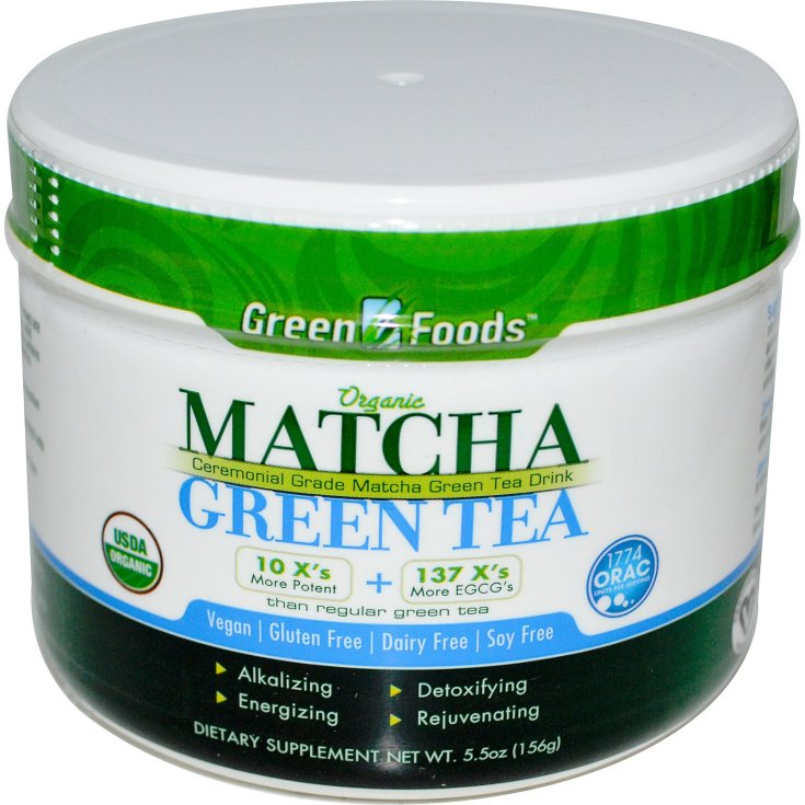 Green Foods Boisson au Thé Vert Matcha 156g