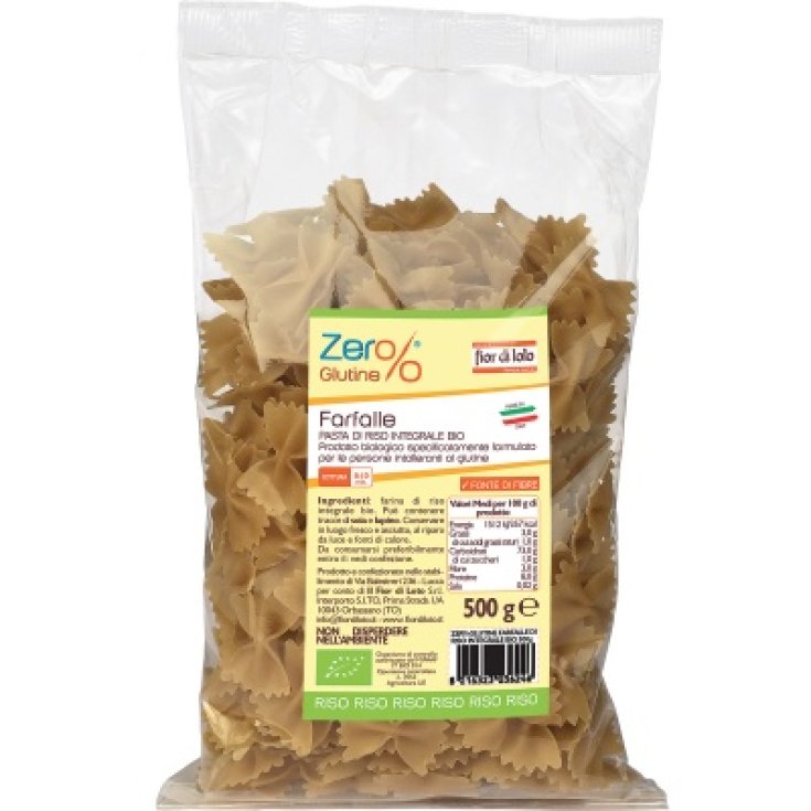 Fior Di Loto Papillons de Riz Complet Bio 500g