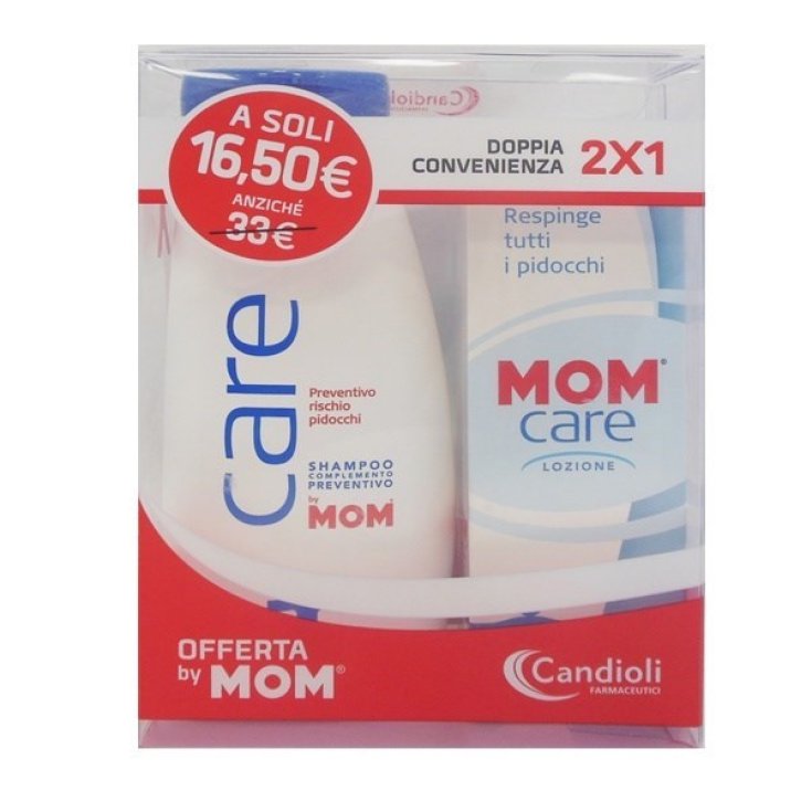 Candioli Mom Care Shampoing Préventif Poux Avec Lotion Protectrice Bipack 200 ml + 100 ml