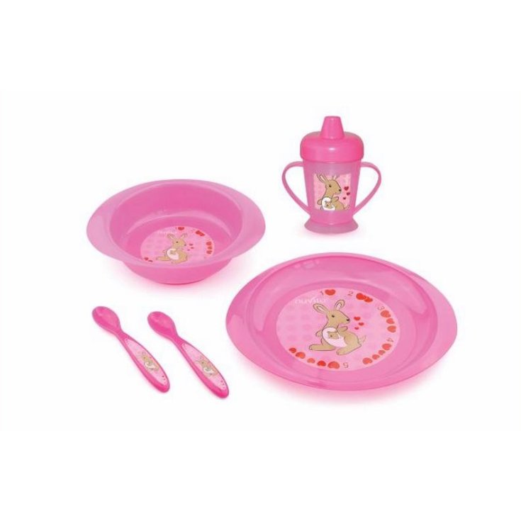 Nuvita Kit Nourriture Bébé 12 Mois + Couleur Rose