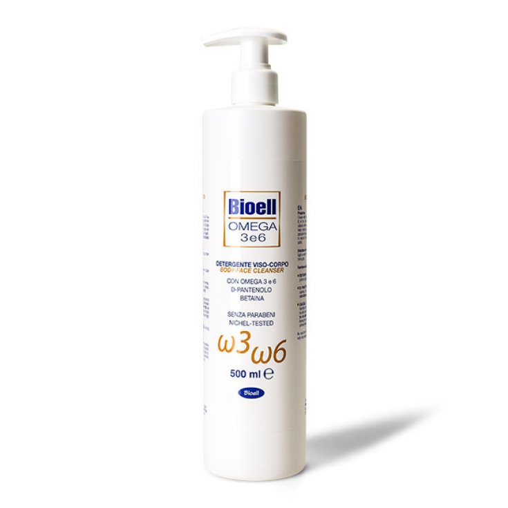 Bioell Oméga 3-6 Nettoyant Visage Corps 500ml