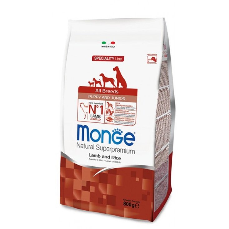 Monge Toutes Races Chiot Agneau Et Riz 800g