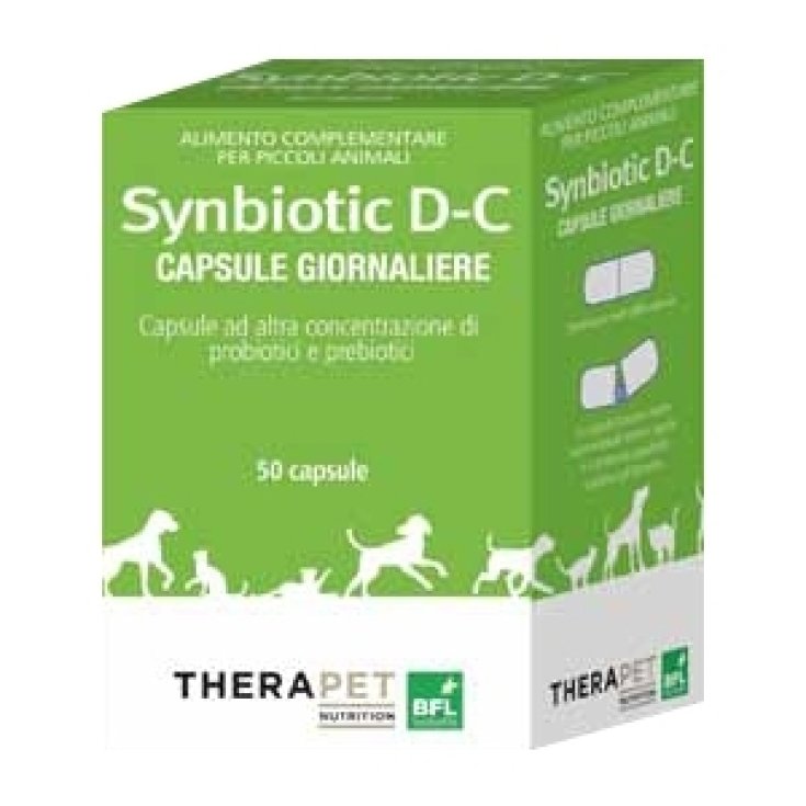 Bioforlife Therapet Nutrition Synbiotic DC Capsules Quotidiennes Complément Alimentaire Pour Animaux 10 Gélules