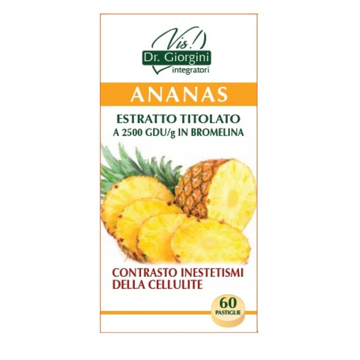 Dr. Giorgini Extrait d'Ananas Titré Compléments Alimentaires Ligne Vis 60 Comprimés