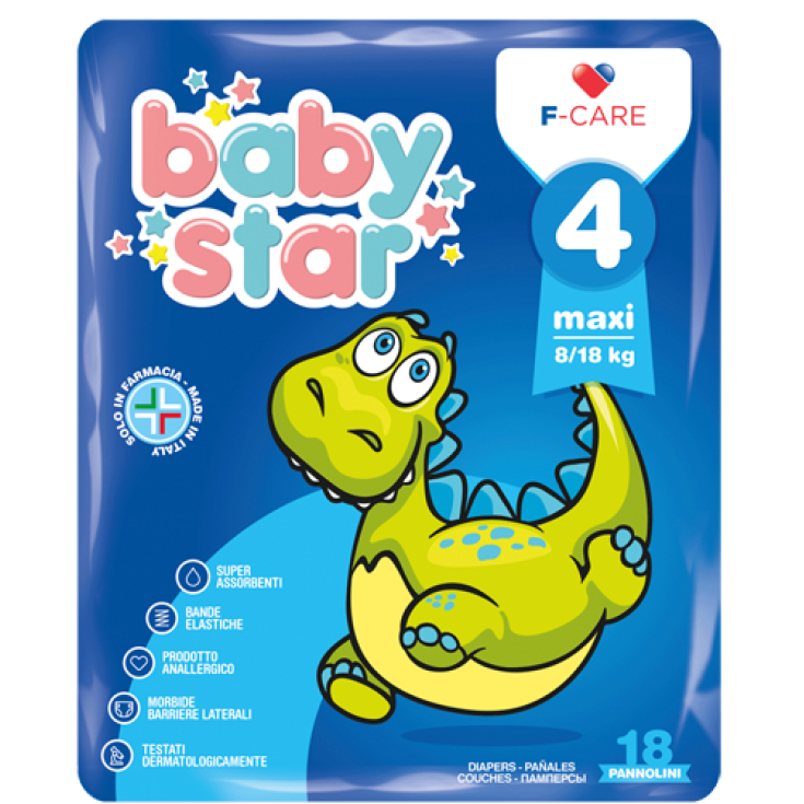 Baby Star Couches 4 Maxi 8-18kg 18 pièces