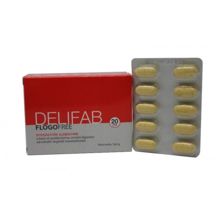 Elifab Delifab Flogofree Complément Alimentaire 20 Comprimés