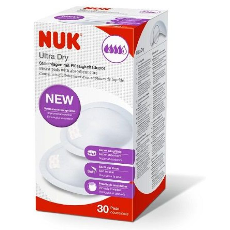 Nuk Coussinets d'allaitement Ultra Dry 30 pièces