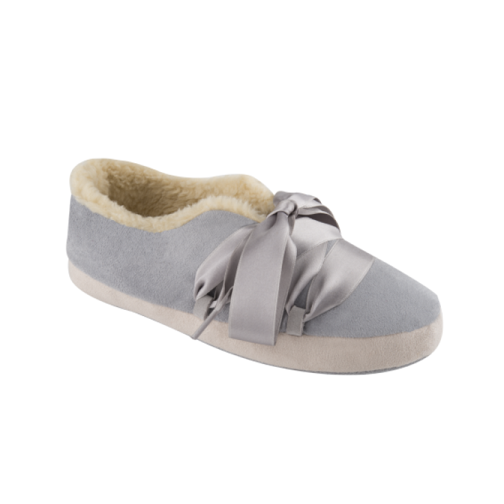 Dr. Scholl Frou Frou Microfibre Chaussures Gris Et Crème Couleur N ° 38