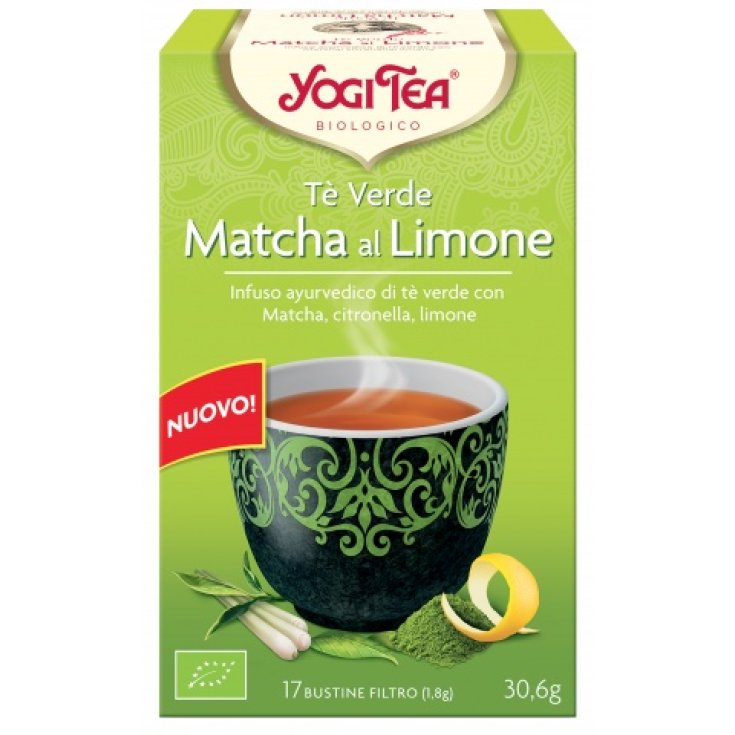Yogi Tea Thé Vert Matcha Limon 17 Filtres X 1,8g