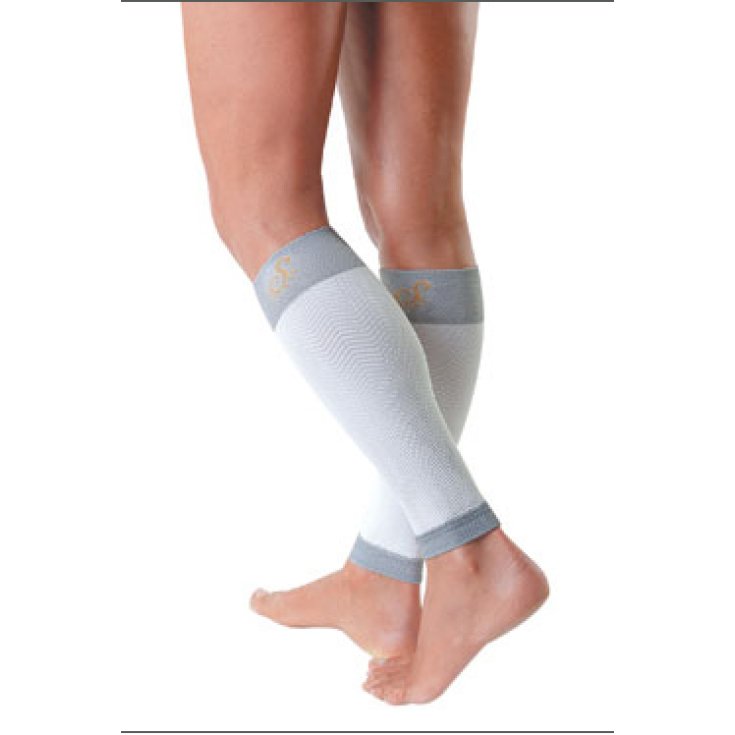 Solidea Calf Support Leg Couleur Blanc Taille XL 1 Pièce