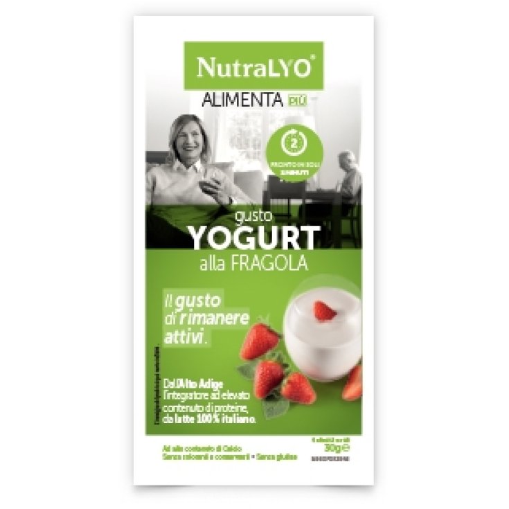 NutraLYO® Feeds More Supplément Alimentaire au Yaourt Protéiné à la Fraise 30g