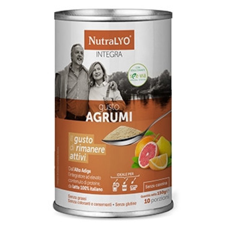 Lyopharm Nutralyo Integra Complément Alimentaire Goût Agrumes 150 g