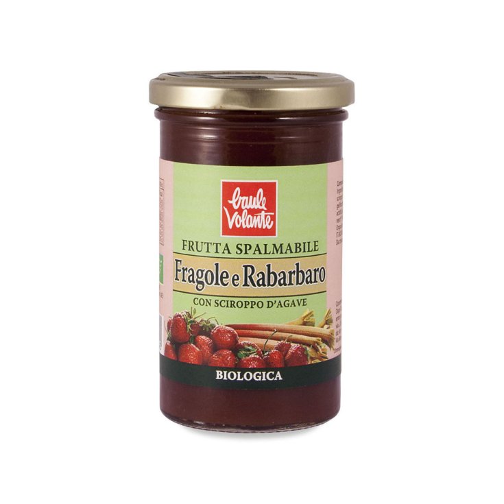 Baule Volante Tartinade De Fruits Fraise Et Rhubarbe 280g