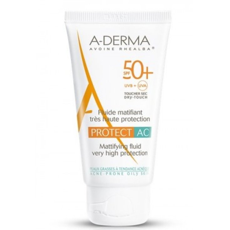 A-Derma Protect AC Fluide Matifiant Spf50+ 40ml