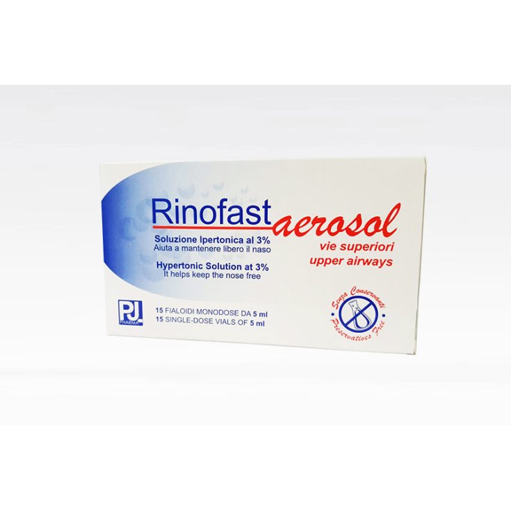 Pj Pharma Rinofast Aérosol 15 Flacons De 5 ml