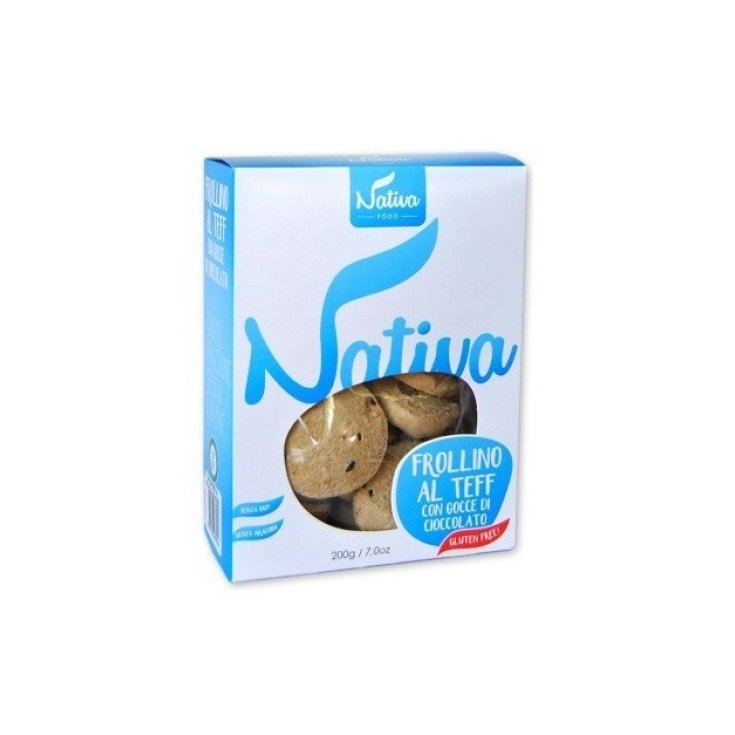 Nativa Food Sablés Au Teff Aux Pépites De Chocolat Sans Gluten 200g