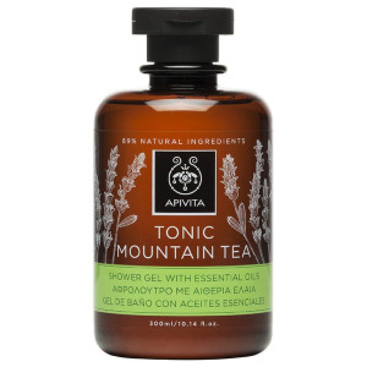 Apivita Tonic Mountain Gel Douche Onctueux aux Huiles Essentielles 300 ml