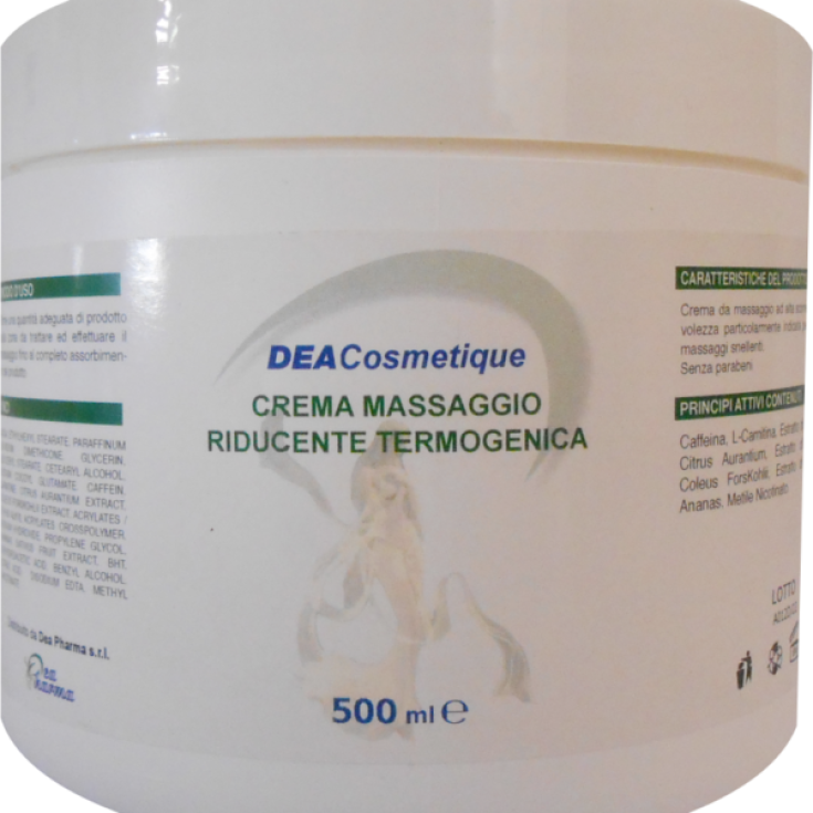 DEA Cosmetique Crème de Massage Thermogénique Réductrice 500 ml