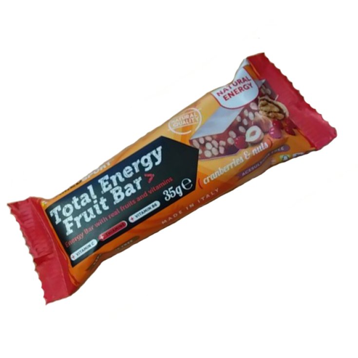 Named Sport Total Energy Fruit Bar Goût Canneberges & Noix 35g