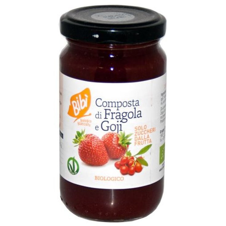 Bibì Compote Fraise et Goji Bio 210g