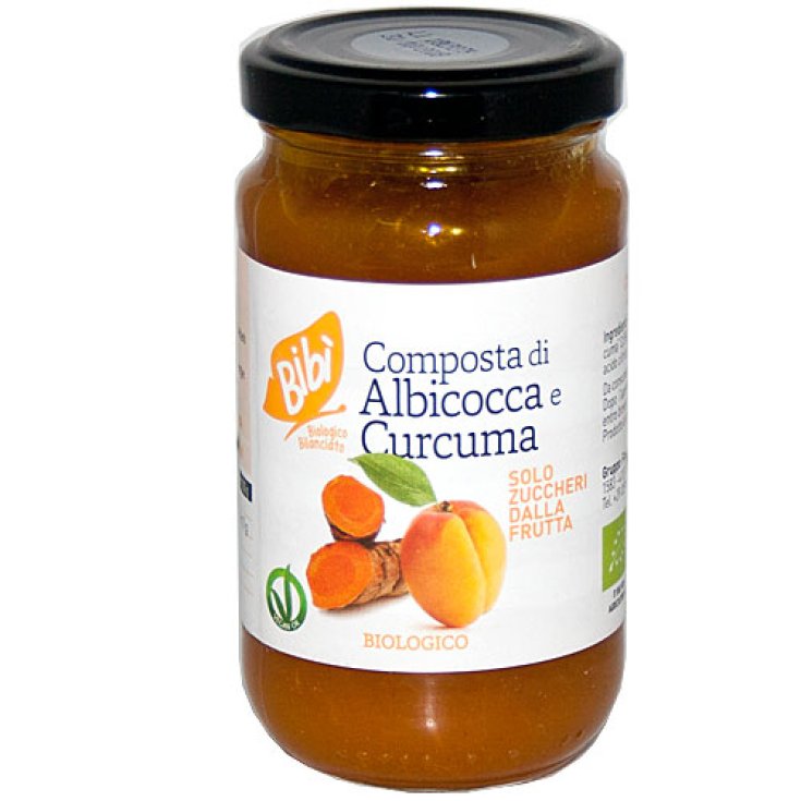 Bibì Compote Abricot et Curcuma Bio 210g