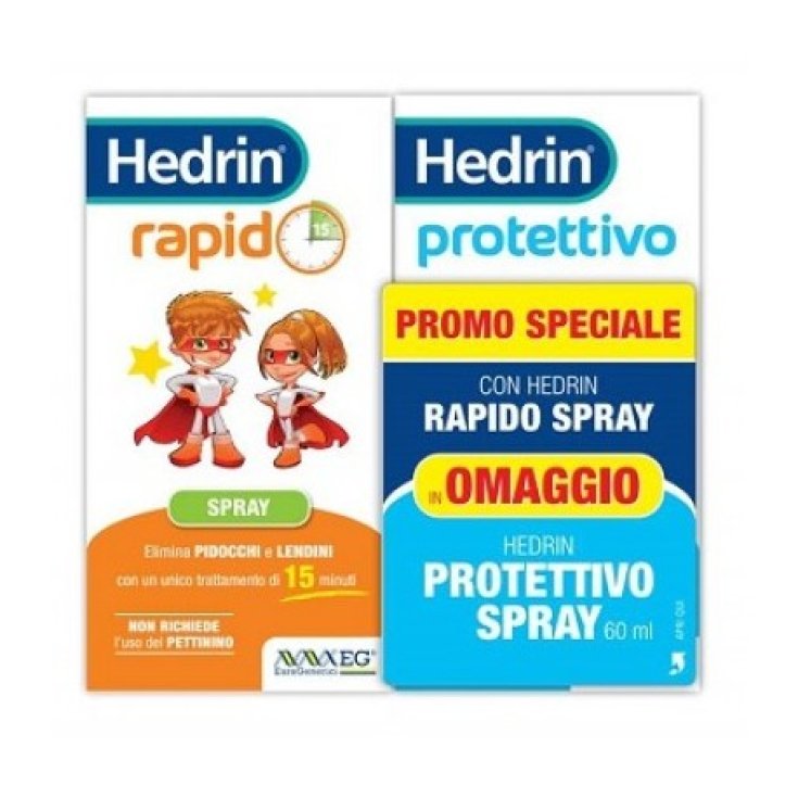 EG Hedrin Rapido Spray + Protecteur Offert 60ml + 60ml