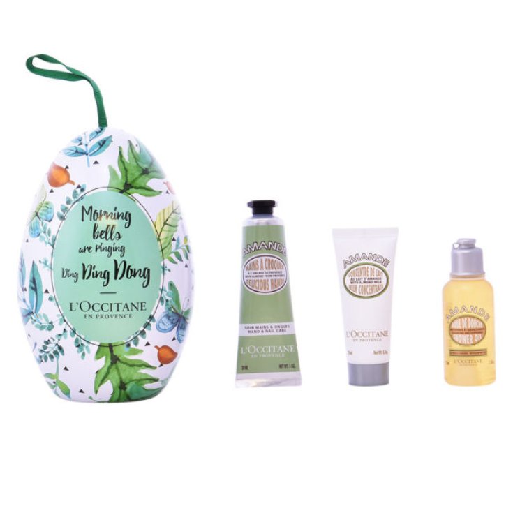 L'Occitane Oeuf Paques Gourman Amande Coffret 3 pièces