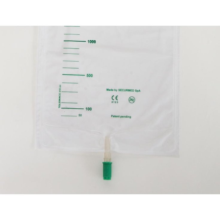 Securmed Securdrain Sac de collecte d'urine mesure 2000 ml 130 cm