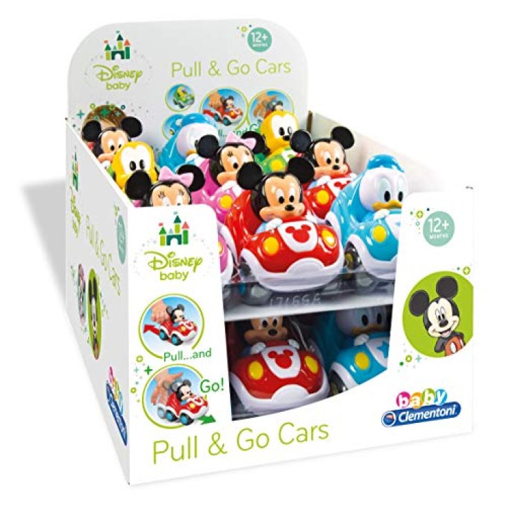 Clementoni Disney Baby Pull & Go Cars Voitures miniatures Modèles assortis 1 pièce