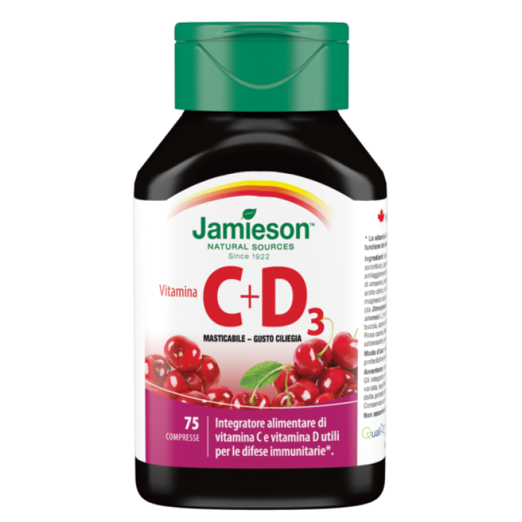 Biovita Jamieson Vitamine C + D3 Complément Alimentaire 75 Comprimés