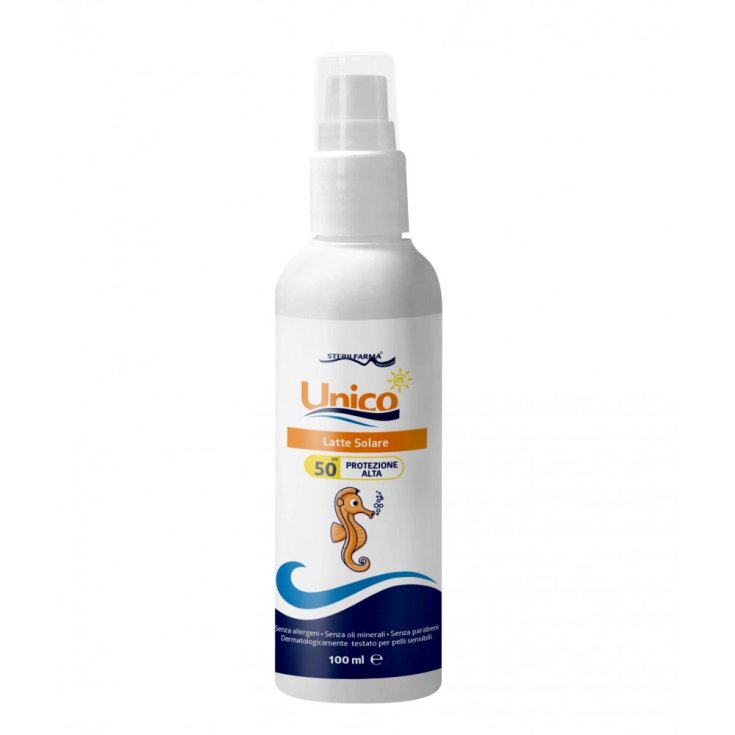 Sterilfarma® Unico Lait Solaire Haute Protection SPF50 Spray 100 ml