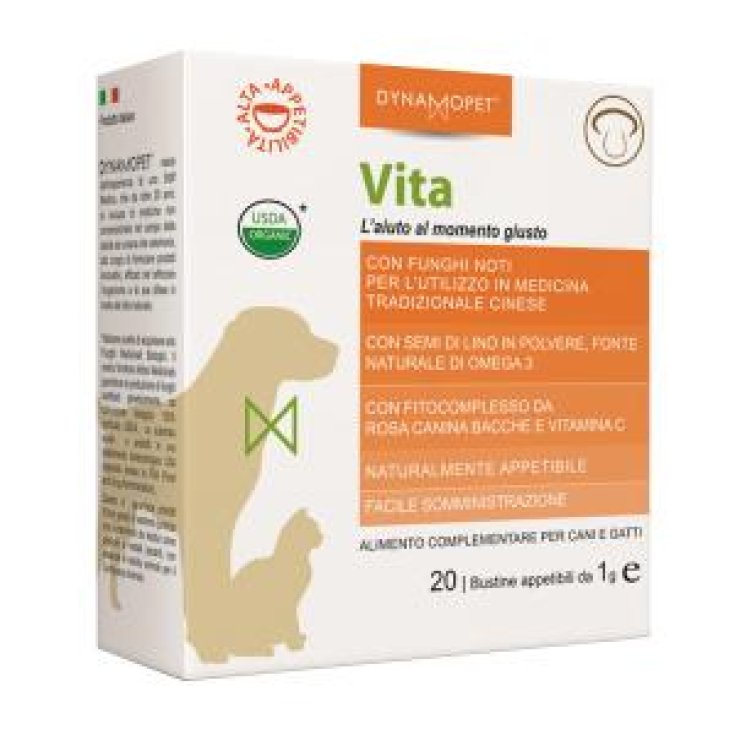 Dynamopet Vita Complément Alimentaire Chiens et Chats 20 Sachets x1g