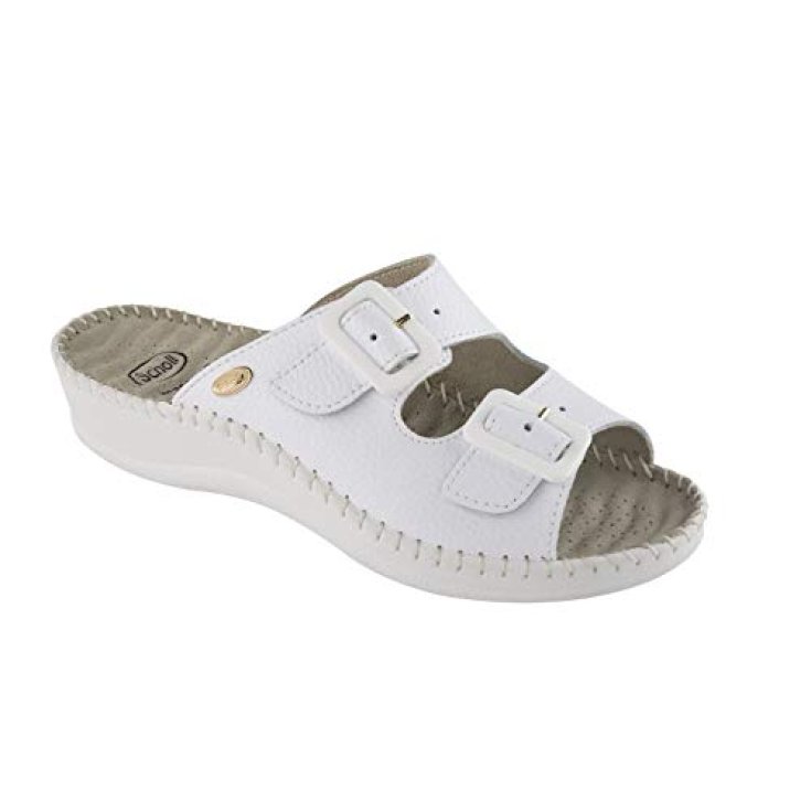 Scholl Weekend Bycast Chausson Femme Couleur Blanche Taille 36